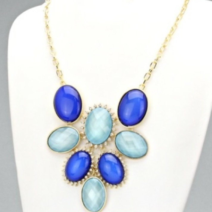 Blue Statement Necklace